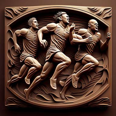 3D модель Гра Rugby Challenge (STL)